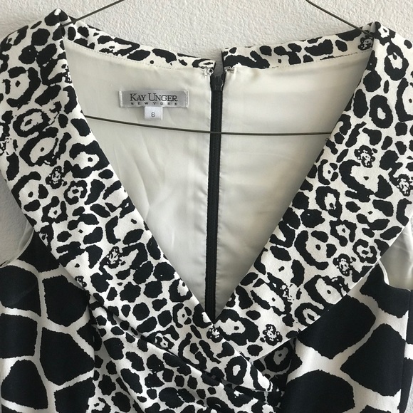 Kay Unger New York Leopard Print Dress - Picture 4 of 6